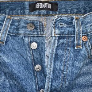 Reformation Straight Leg Levi’s Tailored Size 24